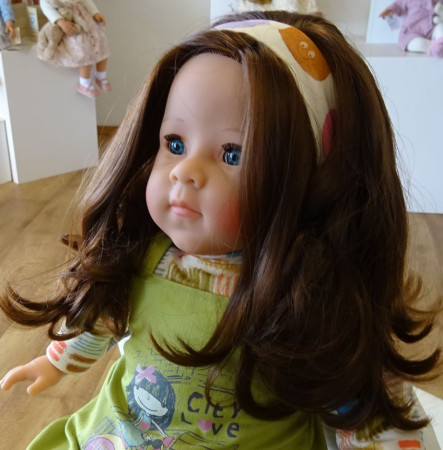ELLI Nora, design Elisabeth Lindner, autorská hračka s látkovým tělem, Schildkröt, Německo, katalogové číslo 34252336